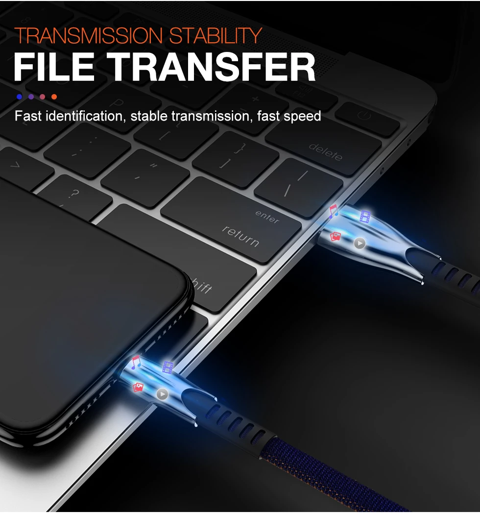 USB кабель для iPhone Xs Max XR X 8 7 6 s 6s Plus 5S SE iPad Mini Быстрая зарядка Шнур для зарядного устройства мобильного телефона