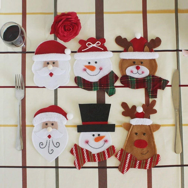 New-6pcs держатель для столовых приборов полотенца ножи вилка ложка милая посуда в