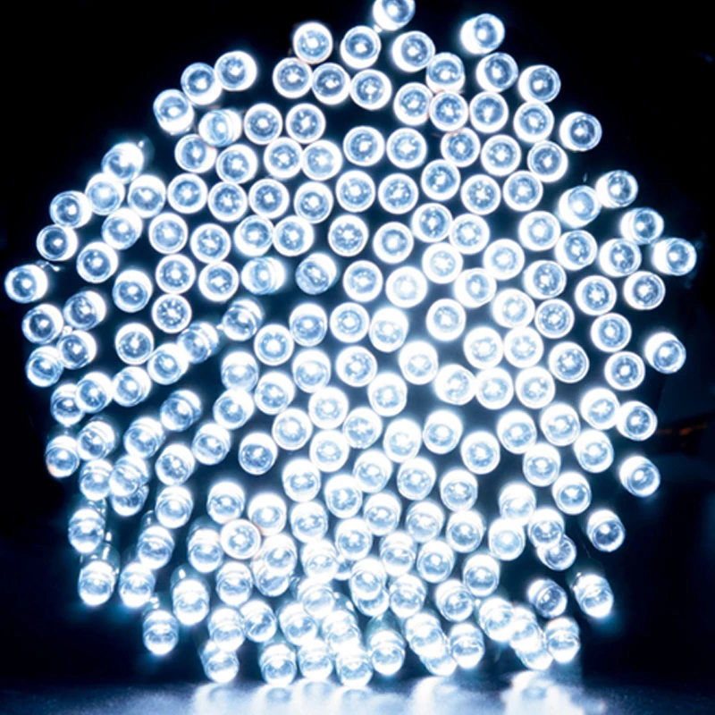 Гирлянда Садовая водонепроницаемая на солнечной батарее 22 м 200 светодиодов|Светодиодные солнечные лампы| |