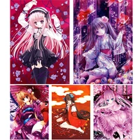 anime manga moe girls 5d diy diamond painting full drill mosaic painting cross stitch kits picture of rhinestone home decoration