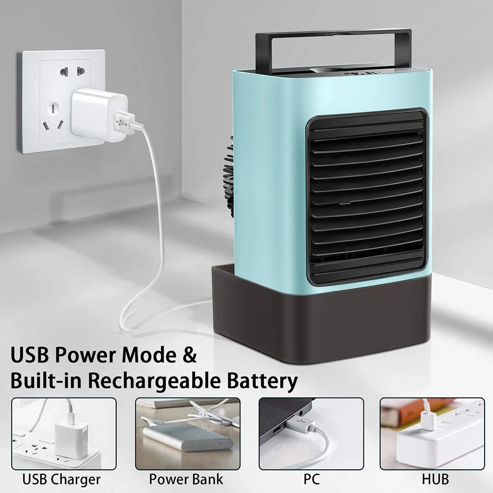 Портативный мини-USB тихий кондиционер увлажнитель воздуха Настольный Анионный