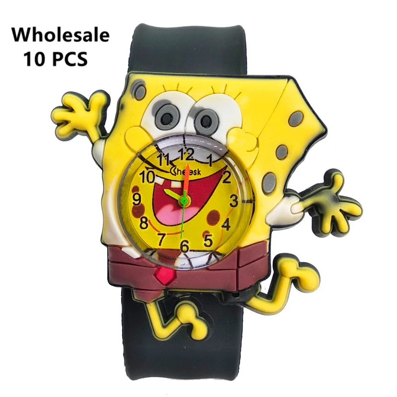 Оптовая продажа красивые часы для девочек детские розовые Мультяшные цветные