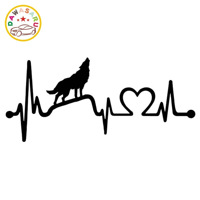 Стикер для автомобиля Howling Wolf креативная декоративная наклейка ПВХ аксессуары