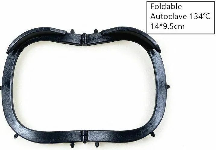 3 шт зубные кадр резиновый изолятор слюны листы светильник складной проявочный