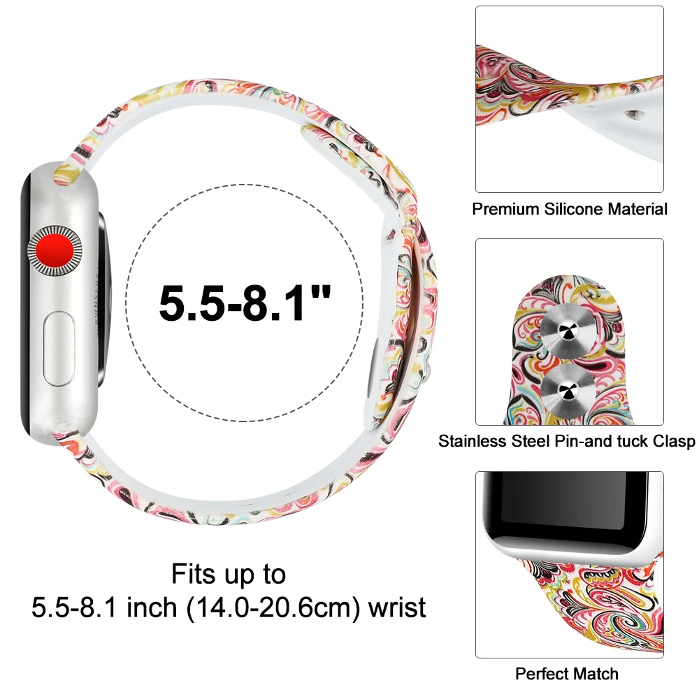 Joyozy для Apple Watch ремешок из нержавеющей стали модный металлический спортивный браслет из нержавеющей стали ремешок для iWatch Series5 4 3 2 1