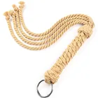 Плетка для тренировки лошадей, плетка быка, коровья кожа, конский плетк, съемное металлическое кольцо