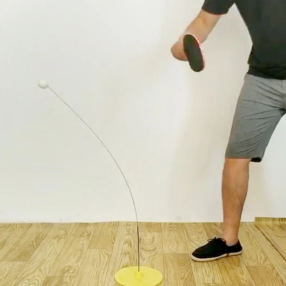 Тренажер для настольного тенниса эластичный стержень тренировочный мяч отдыха