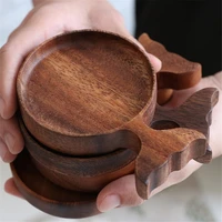 wooden tray sauce plate dessert tea dish plate fish shaped dipping seasoning bowl snack candy platter home kitchen accessories
