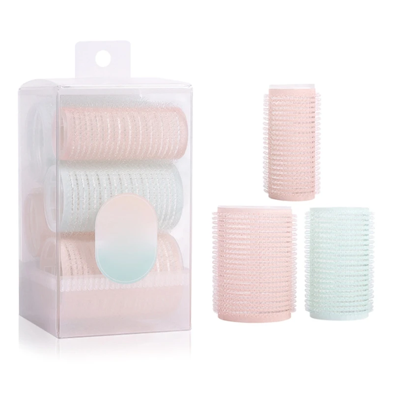 

6Pcs/Set Hair Rollers Curlers Bangs Self-Adhesive Hair Volume Hair Curling Styling Tool