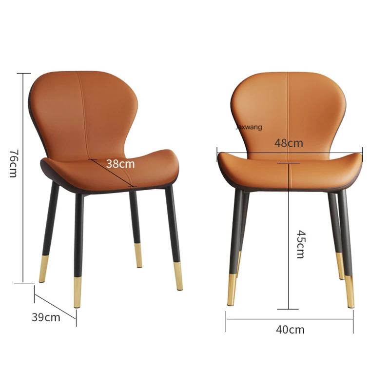 

Luxury Dining Chairs Home Simple Modern Nordic Dining Chair House Makeup Dressing Chair Bedroom Minimalist Modern Dining Chair