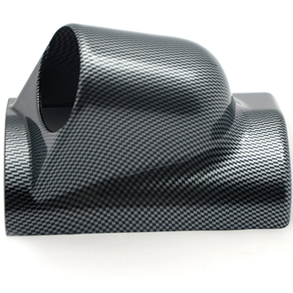 Универсальный карбоновый вид 2 дюйма 52 мм автомобильный одинарный держатель с