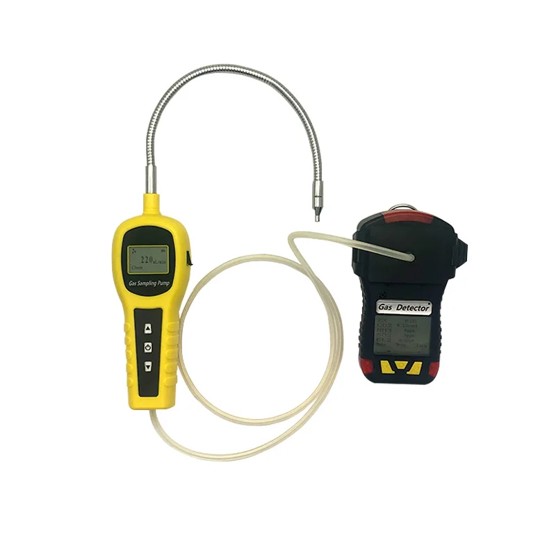 

CE ATEX Handheld Portable multiple 6 in 1 gas detector LEL CO H2S O2 CO2 NH3 gas analyzer