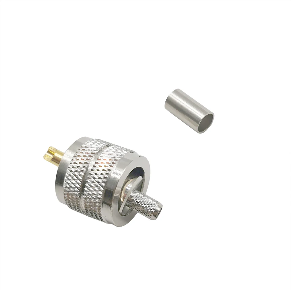 10 шт. UHF штекер PL259 RF коаксиальный разъем обжимной RG58/142 LMR195 LMR200 RG400 кабель Мужской