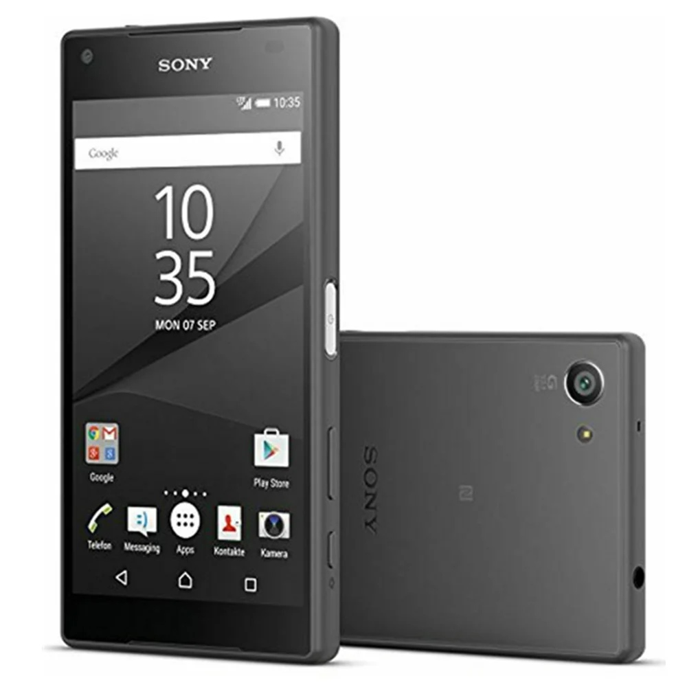 sony Z5 компактный SO-02H разблокированный 2 Гб ОЗУ 32 Гб ПЗУ Android четырехъядерный и четырехъядерный телефон 23MP 1080P GSM