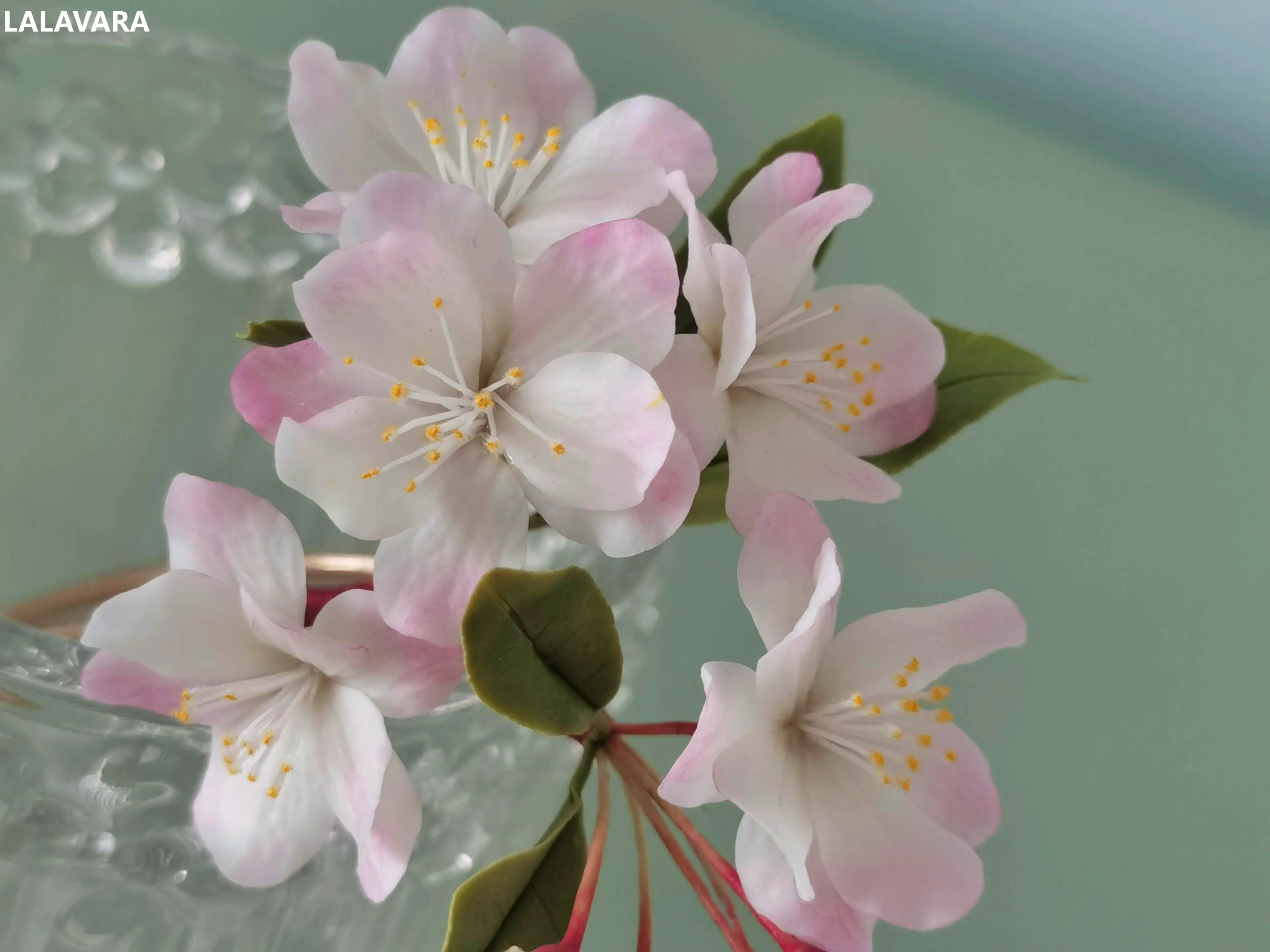 Лалавара персонализированные глиняные заколки для волос Сакура китайские