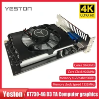 newest graphics card gt730 4gd3 ta 4gb ddr3 pci express 3 0 x16 gaming video card gpu nvidia geforce gk208 for desktop computer