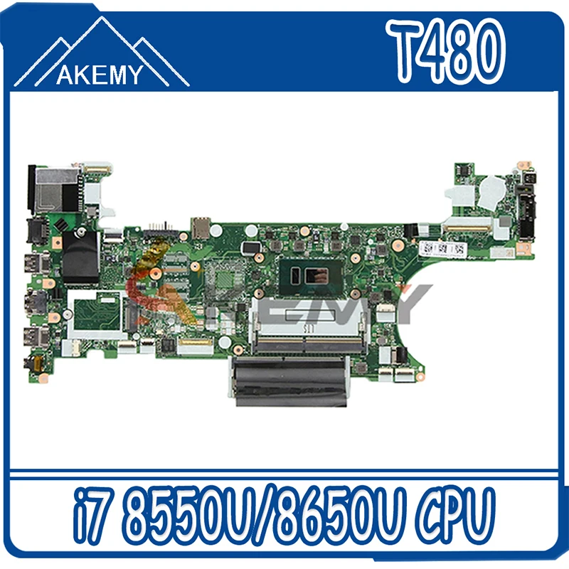 

For Lenovo Thinkpad T480 Laptop Motherboard ET480 NM-B501 With i7 8550U/8650U CPU 100% Fully Tested FRU 01YR342 01YR332 01YU855