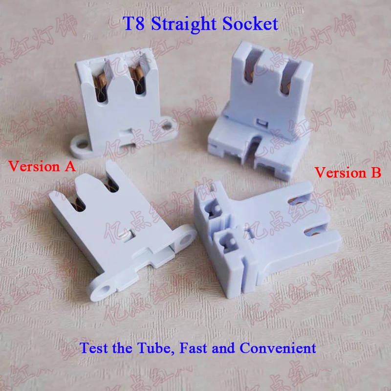 Прямая розетка T8 быстрый встроенный тест на старение держатель лампы G13
