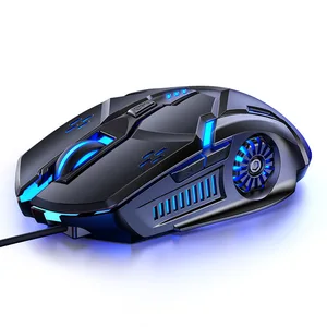 wired gaming mouse button 6d led4 speed dpi usb computer muis gamer muizen stille ergonomische mouse met backlight for pc laptop free global shipping