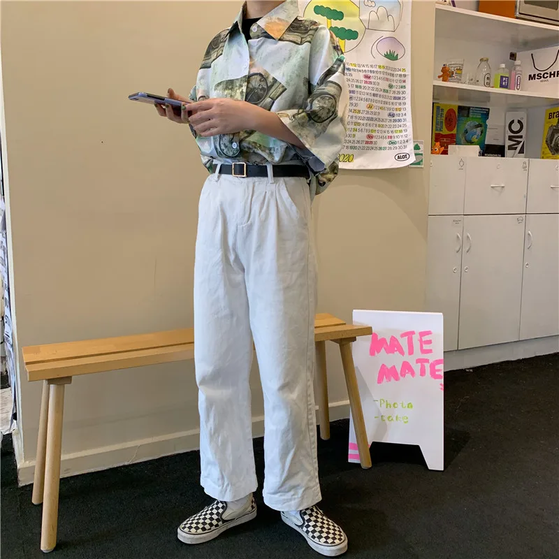 

Summer Button Up Blouse Shirt for Women Ladies Harajuku Ulzzang Clothes Top Korean Style Graphic Short Sleeve Cardigan