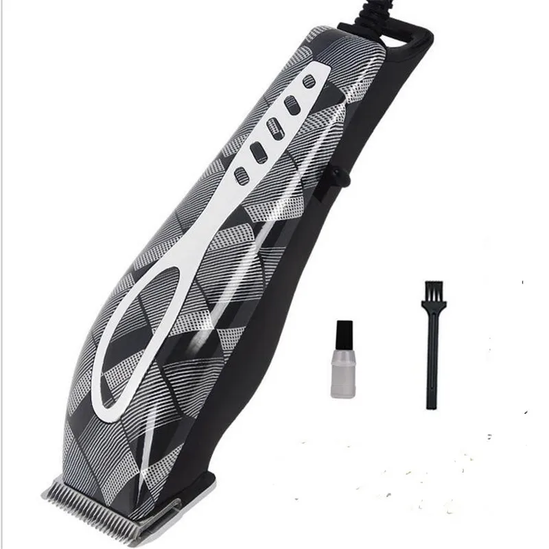 black hair trimmer Профессиональный электрический парикмахерский триммер для волос 28 Вт Проводная Парикмахерская Машинка для стрижки волос - Цвет: black hair trimmer
