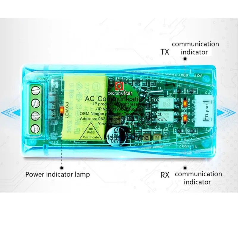 PZEM-004T 3 0 модуль связи версии TTL Modbus-RTU AC однофазный 100A GXMA | Инструменты