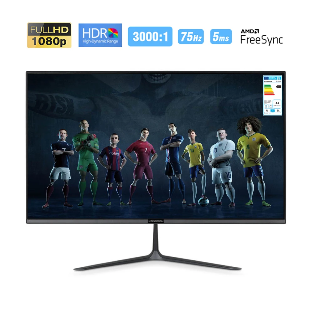Монитор для ПК KONDOON IPS 24 светодиодный FHD 1080P 75 Гц 5 мс | Компьютеры и офис