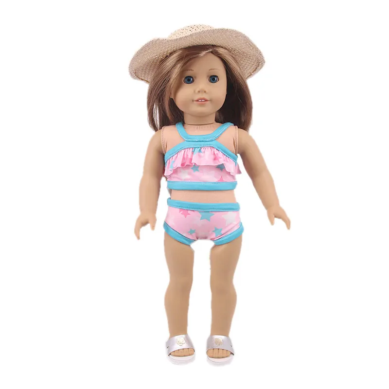 10 видов стилей цветной чемодан на бретелях для кукол 18 дюймов американская кукла