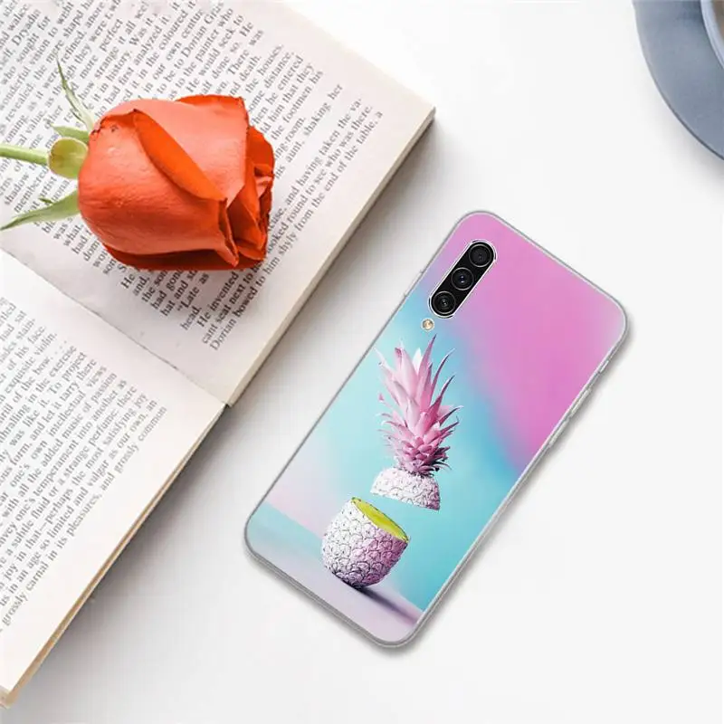 

pineapple aesthetics pattern Phone Case For Samsung A S M Note 9 10 20 fe 21 71 30 ultra plus 5g 11 31 51 s