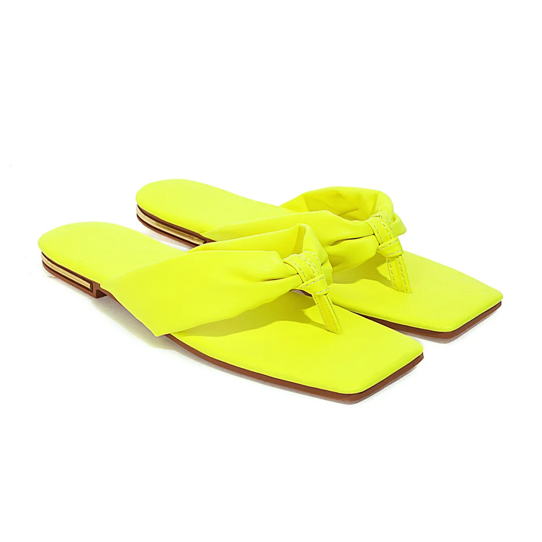 

New sandals large size 40-43 clip Toe Flat slippers flat heel women's shoes