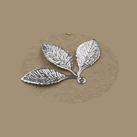 Rhodium 20шт 31x23 мм металлическая филигрань в виде листьев, подвески золотого и серебряного цвета, плавающие амулеты, аксессуары для рукоделия, изготовление ювелирных изделий без содержания свинца и никеля - Цвет: Rhodium