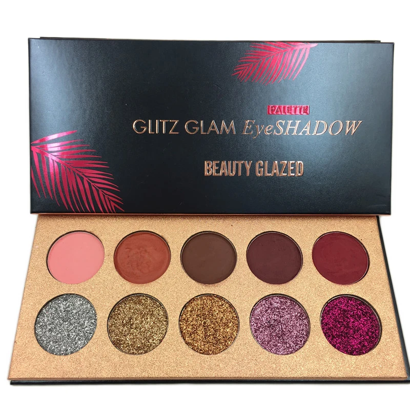 Beauty Glazed 35/15/10 цветов блестящая Палитра Тени для век брендовый макияж матовые