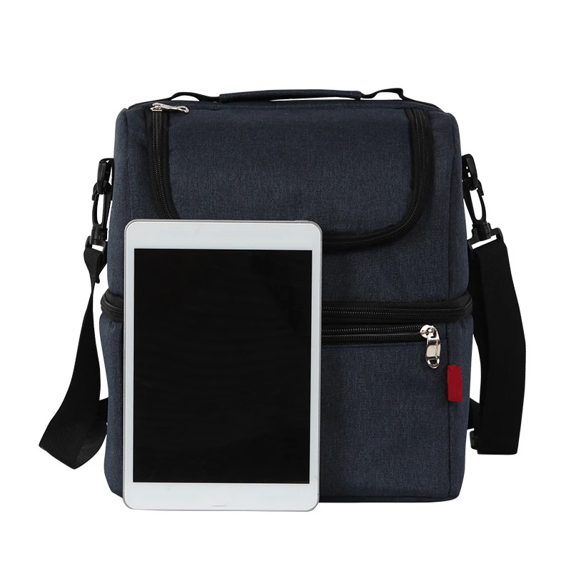 Мужская портативная Термосумка для ланча водонепроницаемая изолированная сумка