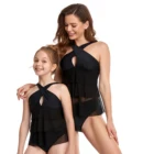 Купальник женский, бикини, купальник из двух предметов, пляжная одежда для девочек, детские праздничные купальные костюмы пуш-ап с высокой талией J2104