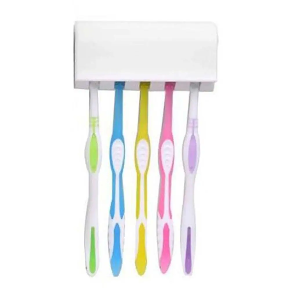 

Home Bathroom Toothbrush SpinBrush Suction Holder Wall Hang Stand New Family