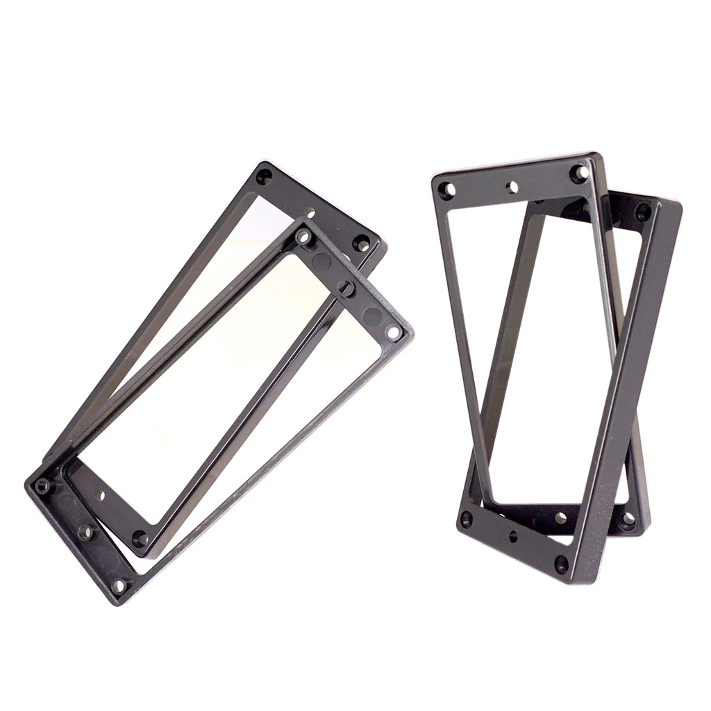 

4 Pieces Replacement Pickup Mounting Ring Plastic For String Guitar A + B