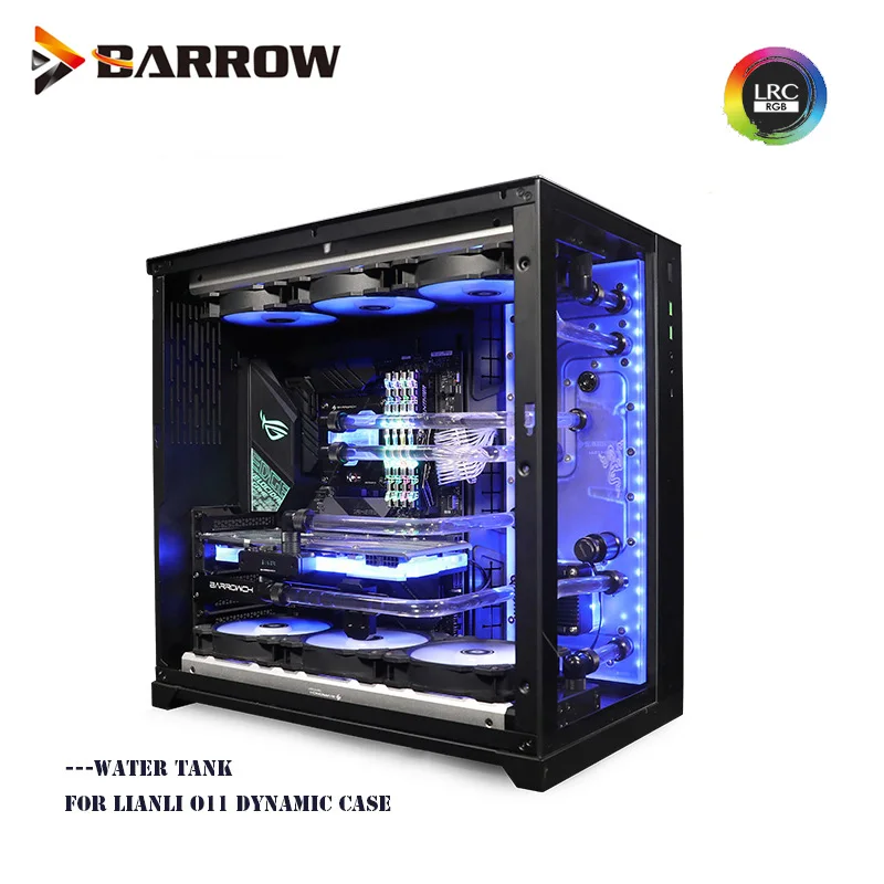 Резервуар для воды Barrow LIANLI O11 динамический корпус RGB акриловый прозрачный