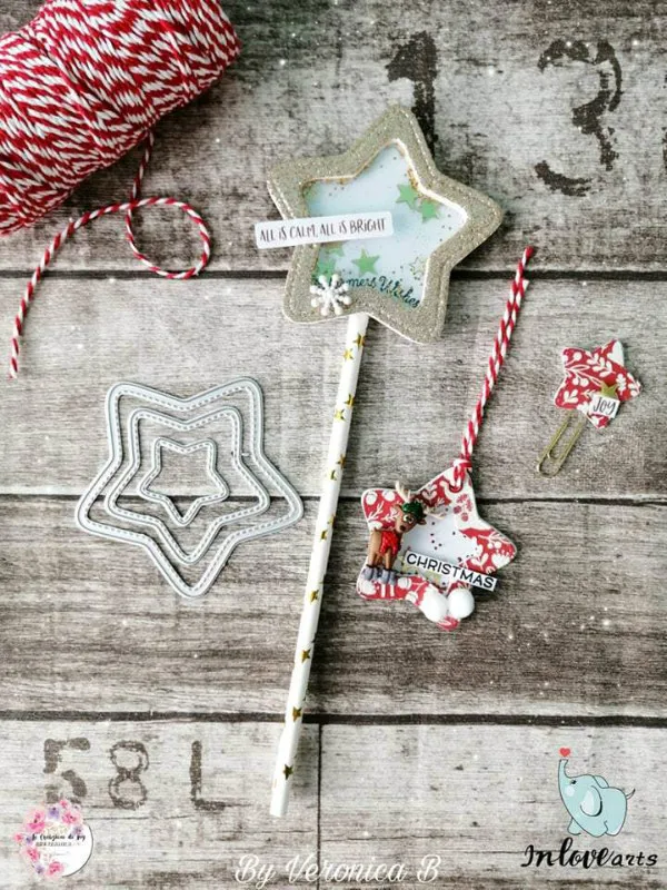 Eastshape звезда слой рамки Плашки для карты делая металлические резки штампы