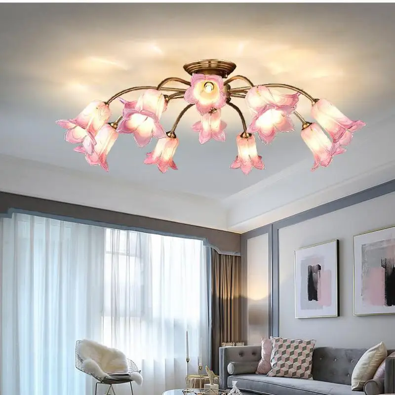 Фиолетовый потолочный светильник для детской комнаты подвесной светодиодный