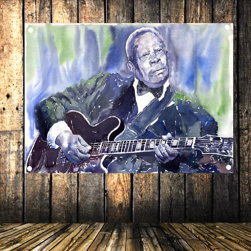 Классический рок Land свинцовый певец постер баннер высокая имитация картина