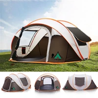 outdoor ultralight 5 8 person camping tent 280200120cm large waterproof windproof quick automatic opening family hiking tents