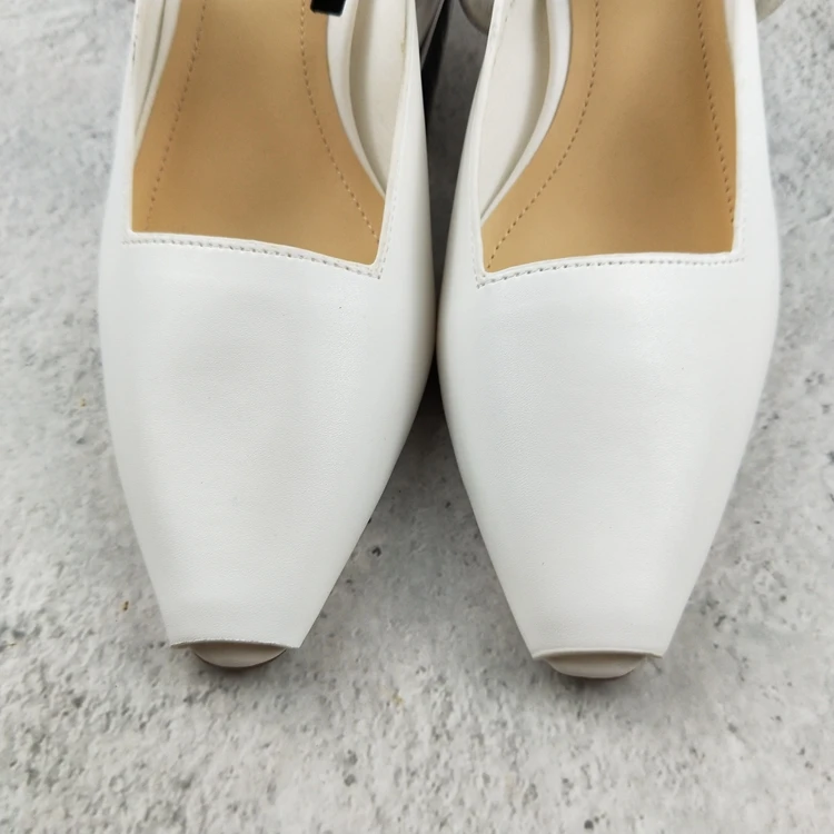 

Shoes Woman 2021 Med Slippers Casual Shallow Heeled Mules Pantofle Peep Toe Luxury High New Cover Slides PU Rubber Fashion Hoof