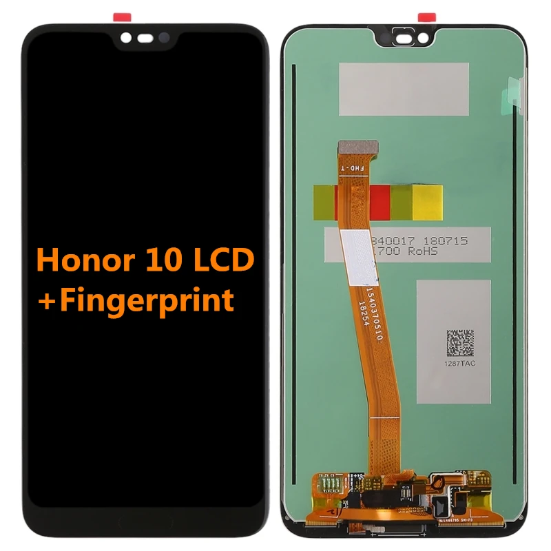 Оригинальный ЖК-дисплей для Huawei Honor 10 сенсорный экран дигитайзер в сборе со