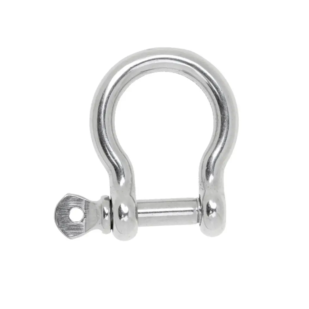 

Marine Boat Chain Rigging Bow Shackle Captive Pin 304 Stainless Steel High Quality High Polished Smooth Contours