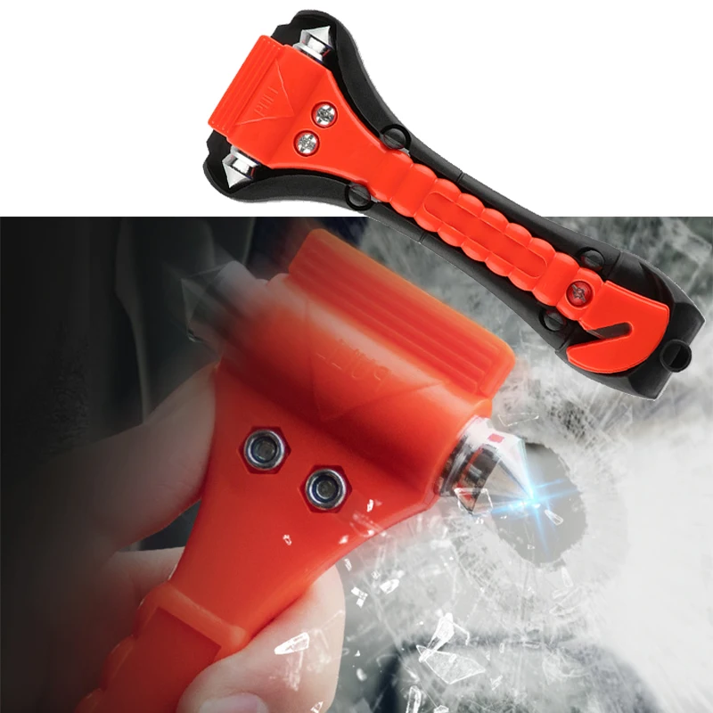 

Car Safety Hammer Escape Hammer Window Breaker Safety Car Accessories 2021 New