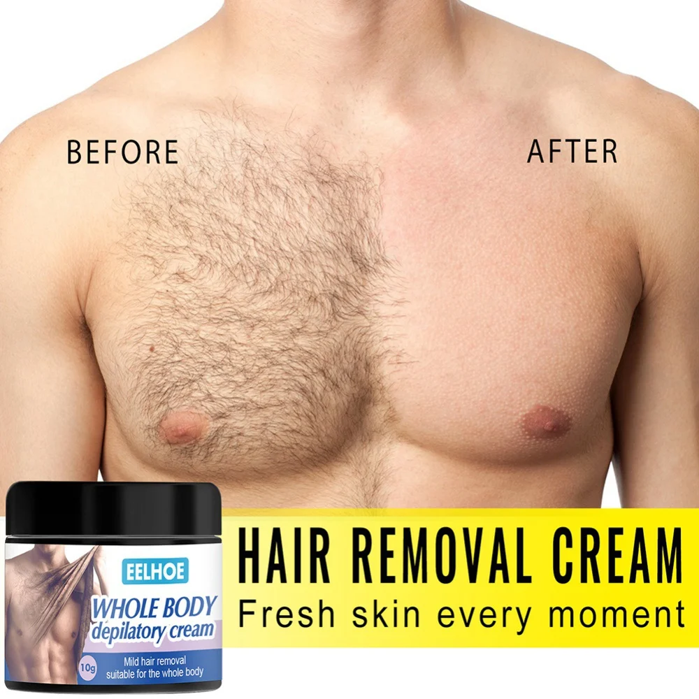 

100ml Men'S Hair Removal Cream Depilatory Cream For Men Gentle Yet Fast-Working Fragrance-Free Non-Irritating For All Skin Types