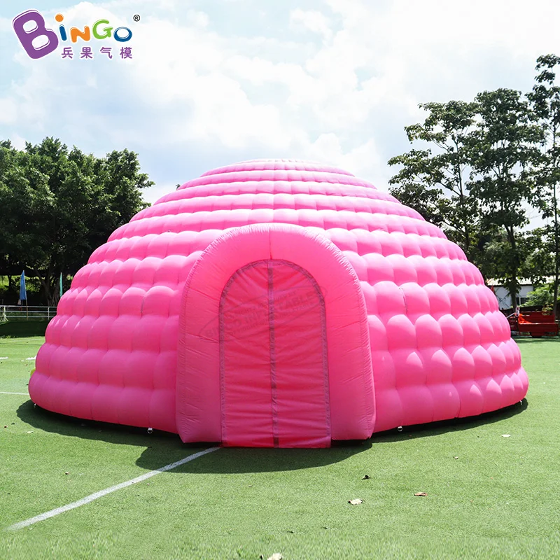 Free Shipping Customized 6x6x3.5 Meters Giant Pink Inflatable Dome Tent / Bubble Party With Blower Toys | Игрушки и хобби