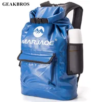 22L Waterproof Dry Bag Swimming Bag Outdoor Camping Backpack Bucket Storage for River Rafting Boating Kayaking Canoeing Travel