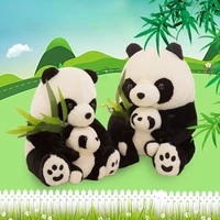 40cm creative mother and child panda plush toy cute national treasure panda doll soft plush stuffed doll children birthday gift