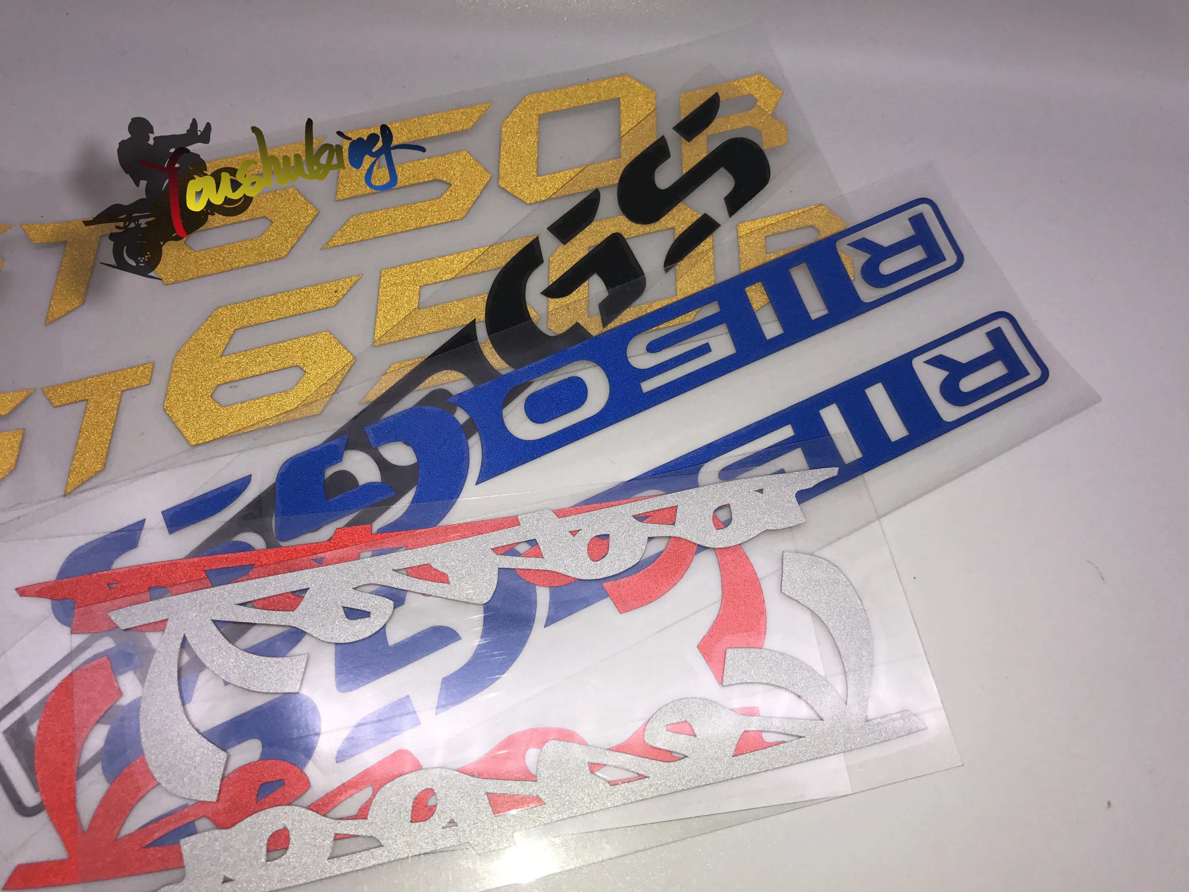 

hot sale Motorcycle Carbon black laser color reflective helmet sticker fit for Benelli TNT600 ABS